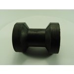 Gummirolle Bugrolle Schwarzer Gummi, <p>bohrung: 16 Mm<p>länge: 100 Mm<p>durchmesser: 75/40 Mm